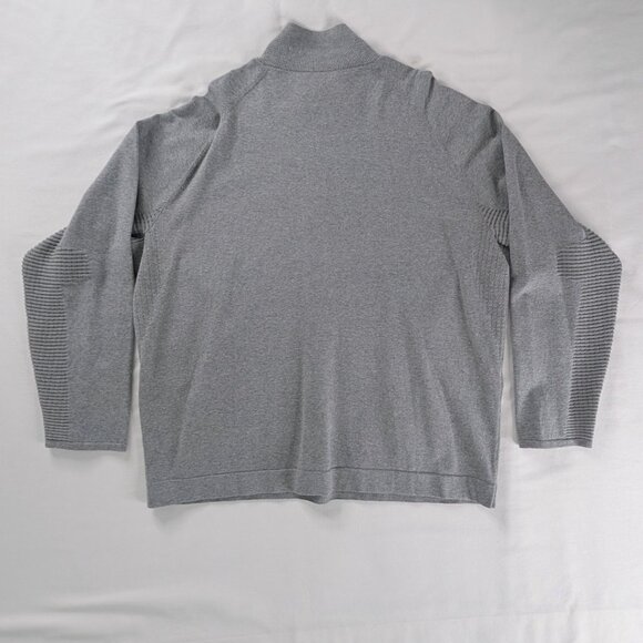 Duluth Trading Co Quarter Zip High Neck Sweatshirt Sweater Vented Front Pocket - Picture 3 of 6